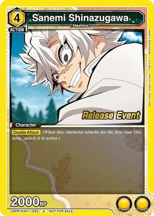 Sanemi Shinazugawa (022) (UEPR/KMY-1-022) - UE05BT Demon Slayer Kimetsu no Yaiba Release Event Cards