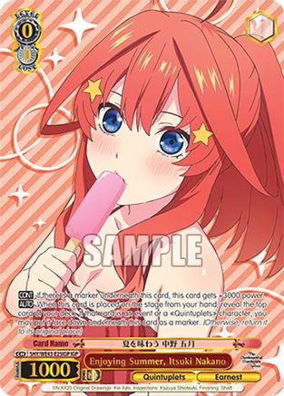 Enjoying Summer, Itsuki Nakano (IGP) (5HY/WE43-E25IGP IGP) - The Quintessential Quintuplets Specials Premium Booster