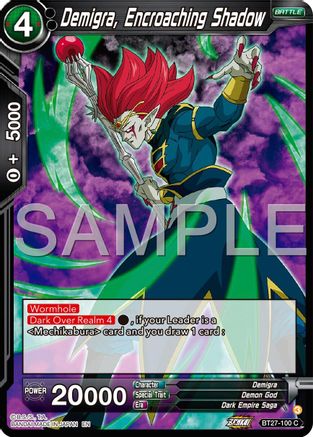 Demigra, Encroaching Shadow (BT27-100) - History of Z Foil
