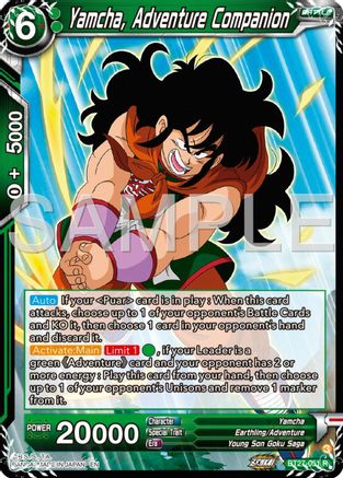Yamcha, Adventure Companion (BT27-051) - History of Z