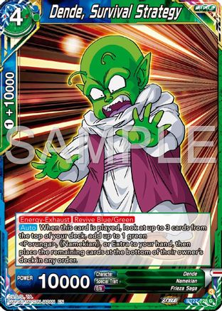 Dende, Survival Strategy (BT27-128) - History of Z Foil