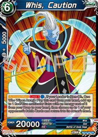 Whis, Caution (BT27-037) - History of Z Foil