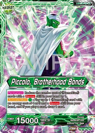 Piccolo // Piccolo, Brotherhood Bonds (BT27-045) - History of Z Foil