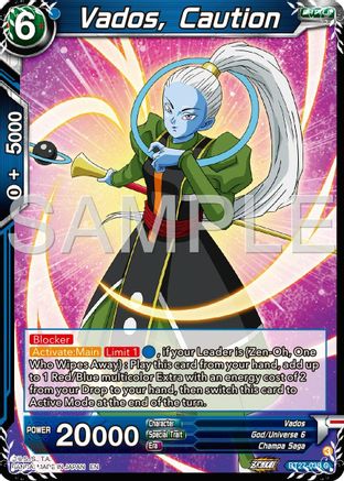 Vados, Caution (BT27-038) - History of Z