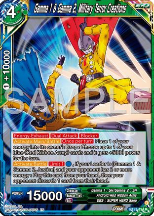 Gamna 1 & Gamma 2, Military Terror Creations (BT27-134) - History of Z Foil