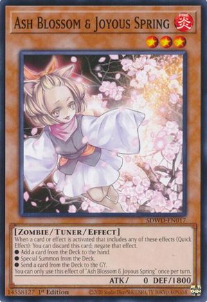 Ash Blossom & Joyous Spring (SDWD-EN017) - Structure Deck: Blue-Eyes White Destiny 1st Edition