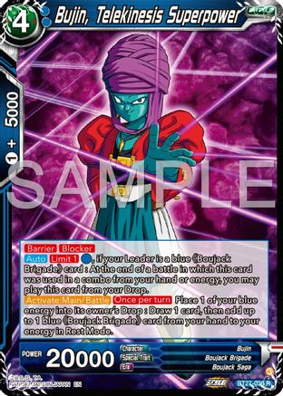 Bujin, Telekinesis Superpower (BT27-036) - History of Z