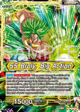 Broly // SS Broly, Big Action (BT27-066) - History of Z Foil