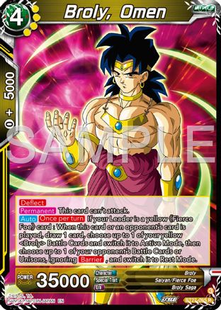 Broly, Omen (BT27-085) - History of Z