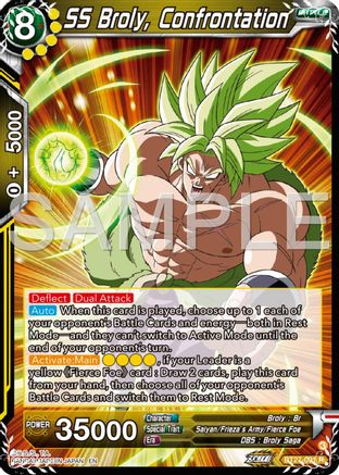 SS Broly, Confrontation (BT27-091) - History of Z