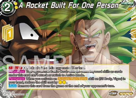 A Rocket Built For One Person (BT27-069) - History of Z Foil