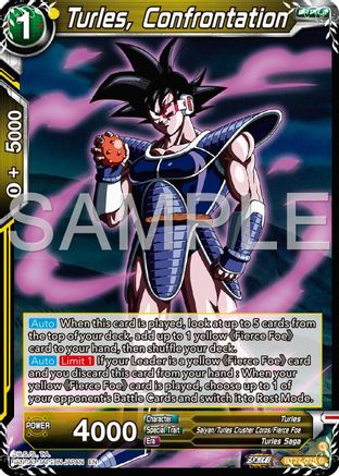 Turles, Confrontation (BT27-075) - History of Z Foil