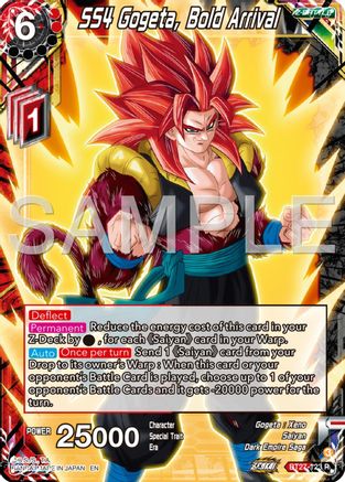 SS4 Gogeta, Bold Arrival (BT27-123) - History of Z Foil