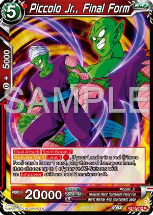 Piccolo Jr., Final Form (BT27-012) - History of Z Foil