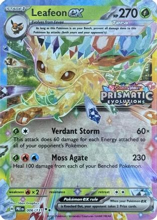 Leafeon ex 006/131 - Holofoil Miscellaneous Cards & Products - Promo