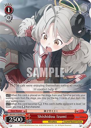 Shishidou Izumi (SR) (BAV/W112-E096S SR) - Blue Archive