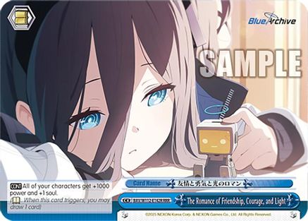 The Romance of Friendship, Courage, and Light (RRR) (BAV/W112-E142R RRR) - Blue Archive