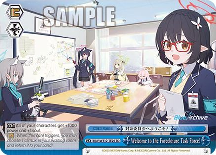 Welcome to the Foreclosure Task Force! (BAV/W112-TE20 TD) - Blue Archive