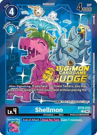 Shellmon (Judge Pack 2025 Wave 1) (BT19-019) - Release Special Booster 2.0 Foil