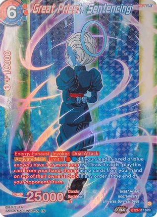 Great Priest, Sentencing (SPR) (BT27-117) - History of Z Foil
