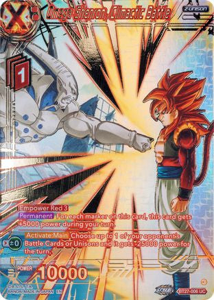 Omega Shenron, Climactic Battle (Gold-Stamped) (BT27-006) - History of Z Foil