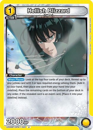 Hellish Blizzard (020) (UE06BT/OPM-1-020) - UE06BT One Punch Man
