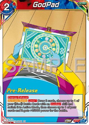 GodPad (BT27-121) - History of Z PreRelease Cards