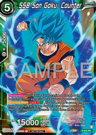 SSB Son Goku, Counter (Zenkai Series Tournament Pack Vol.11) (P-672) - Tournament Promotion Cards
