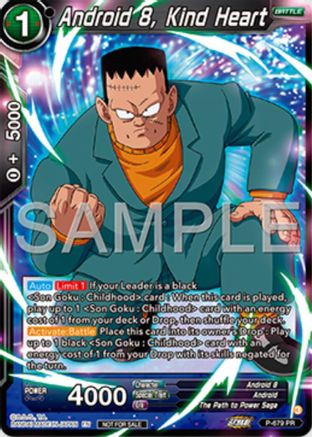 Android 8, Kind Heart (Zenkai Series Tournament Pack Vol.11) (P-679) - Tournament Promotion Cards