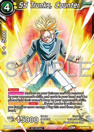 SS Trunks, Counter (Zenkai Series Tournament Pack Vol.11) (P-676) - Tournament Promotion Cards