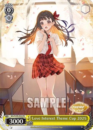 Love Interest Theme Cup 2025 (WS/TCPR-P03) - Bushiroad Event Cards