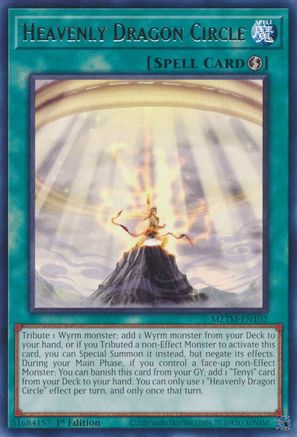 Heavenly Dragon Circle (MZTM-EN102) - Maze of the Master 1st Edition