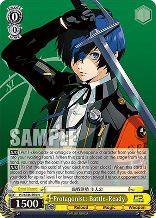 Protagonist: Battle-Ready (P3/SE46-E04N) - Persona 3 Reload Premium Booster