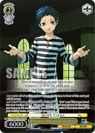 Pharos: Mysterious Boy (PER) (P3/SE46-E13PERPER) - Persona 3 Reload Premium Booster