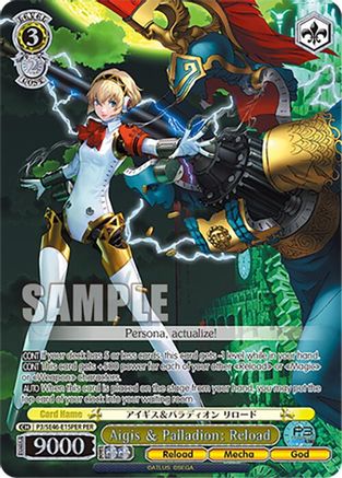 Aigis & Palladion: Reload (PER) (P3/SE46-E15PERPER) - Persona 3 Reload Premium Booster