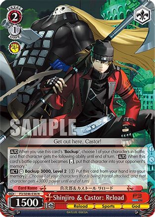 Shinjiro & Castor: Reload (P3/SE46-E36N) - Persona 3 Reload Premium Booster