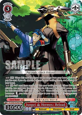 Junpei & Hermes: Reload (PER) (P3/SE46-E42PERPER) - Persona 3 Reload Premium Booster