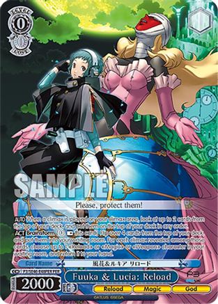 Fuuka & Lucia: Reload (PER) (P3/SE46-E48PERPER) - Persona 3 Reload Premium Booster