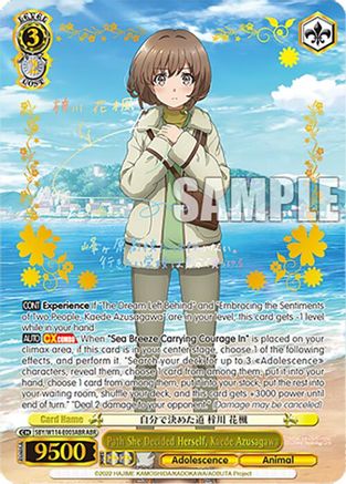 Path She Decided Herself, Kaede Azusagawa (ABR) (SBY/W114-E003ABR ABR) - Rascal Does Not Dream Series