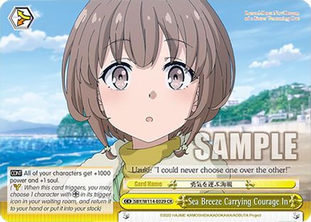 Sea Breeze Carrying Courage In (SBY/W114-E029 CR) - Rascal Does Not Dream Series