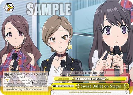 Sweet Bullet on Stage!! (RRR) (SBY/W114-E031R RRR) - Rascal Does Not Dream Series