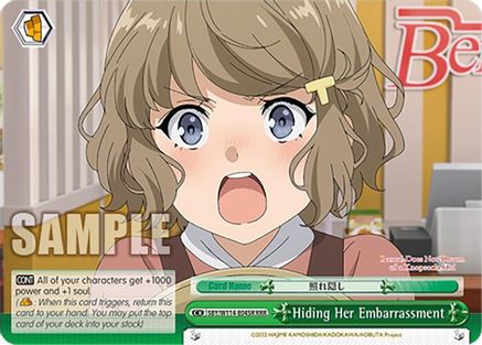 Hiding Her Embarrassment (RRR) (SBY/W114-E045R RRR) - Rascal Does Not Dream Series