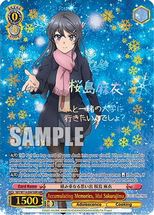 Accumulating Memories, Mai Sakurajima (ABR) (SBY/W114-E047ABR ABR) - Rascal Does Not Dream Series