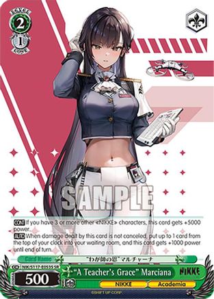 "A Teacher's Grace" Marciana (SR) (NIK/S117-E053S SR) - GODDESS OF VICTORY: NIKKE