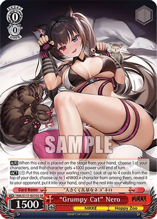 "Grumpy Cat" Nero (SR) (NIK/S117-E070S SR) - GODDESS OF VICTORY: NIKKE
