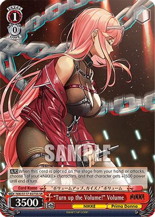 "Turn up the Volume!" Volume (SR) (NIK/S117-E075S SR) - GODDESS OF VICTORY: NIKKE