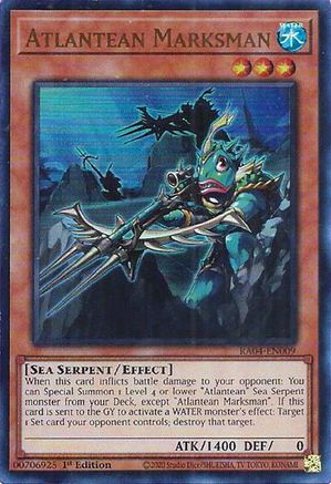 Atlantean Marksman (UR) (RA04-EN009) - Quarter Century Stampede 1st Edition