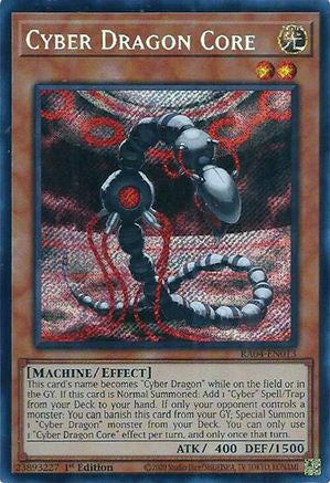 Cyber Dragon Core (Secret Rare) (RA04-EN013) - Quarter Century Stampede 1st Edition