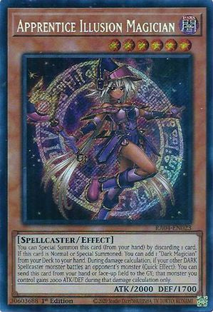 Apprentice Illusion Magician (Secret Rare) (RA04-EN023) - Quarter Century Stampede 1st Edition