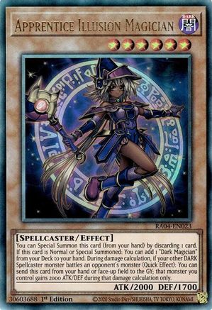 Apprentice Illusion Magician (PUR) (RA04-EN023) - Quarter Century Stampede 1st Edition